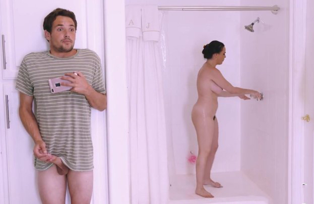 Sexy stepmom face fucks pervy stepson with her hairy pussy